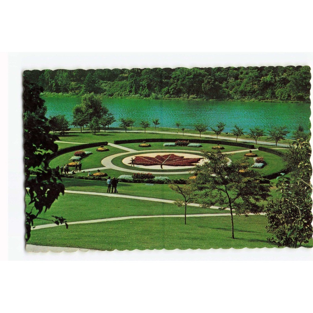 Vintage Maple Leaf Floral Garden High Park Toronto Canada Postcard 60826-C